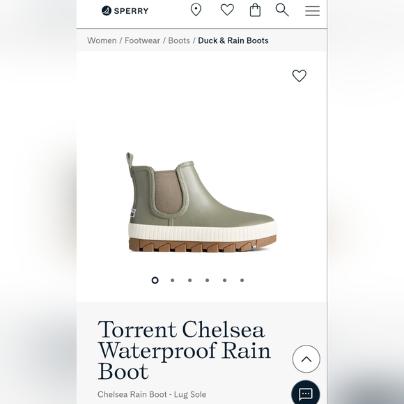 Sperry's, Olive, Size 8 - Picture 5 of 5